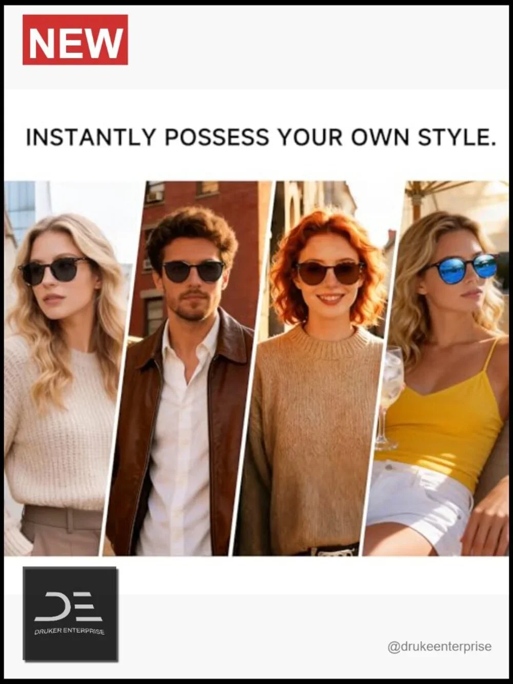 Polarized Retro Round Sunglasses UV Protection Small Frame